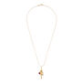 Ruby and pearl clown necklace by Ruby Jack